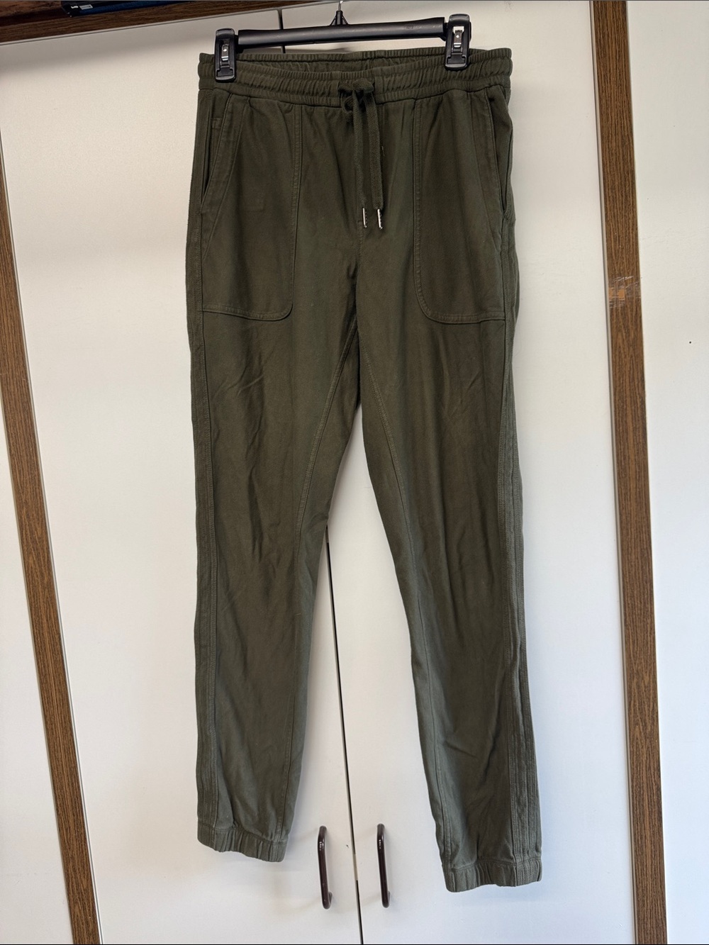 Athleta Olive Drawstring Jogger Pants